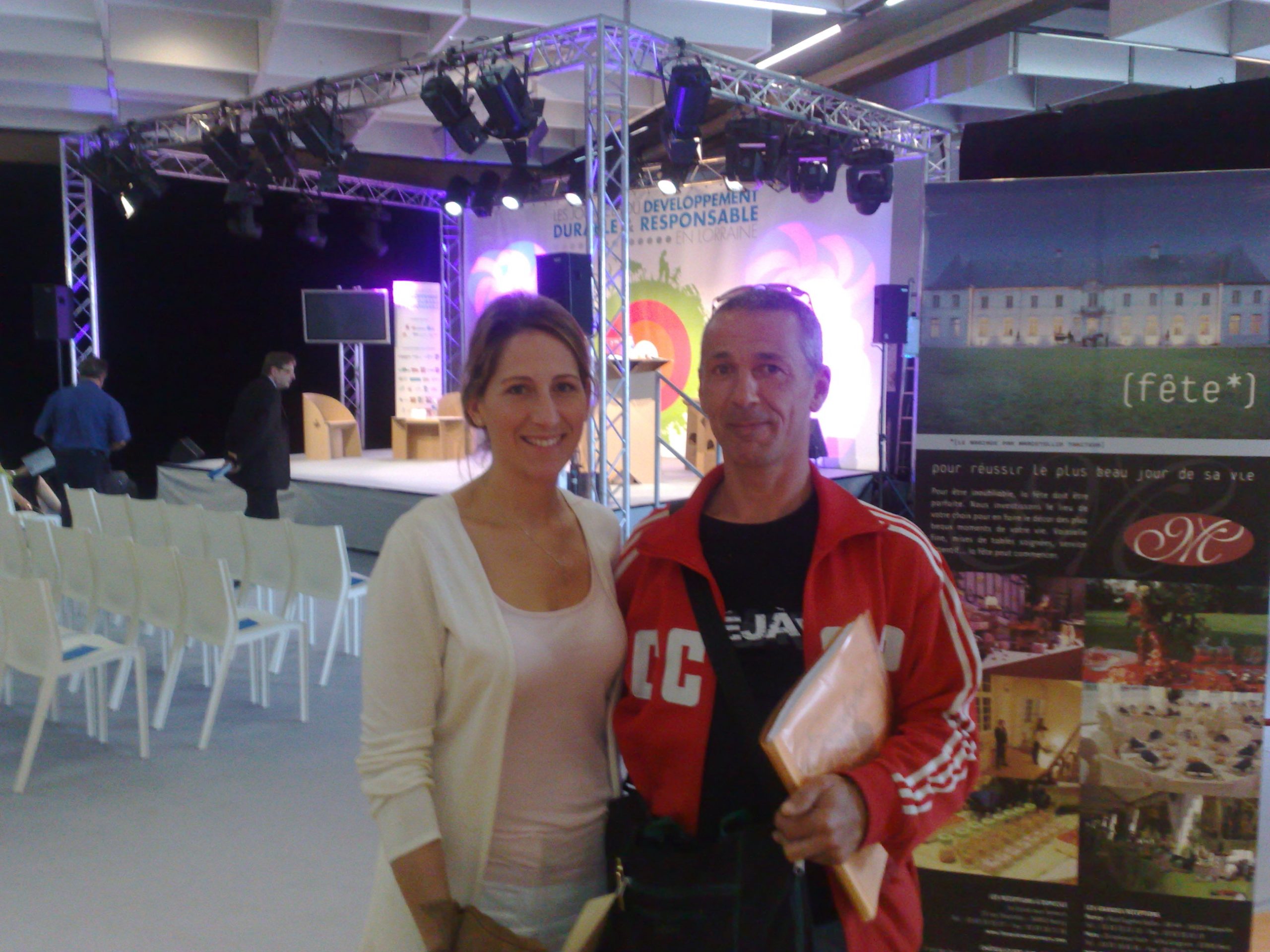 Conférence  » Innovation Responsable au  » Centre Pompidou Metz avec Maude Fontenoy qui soutient le projet Ecoclope